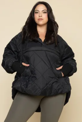Pillow Packable Puffer Jacket - Black