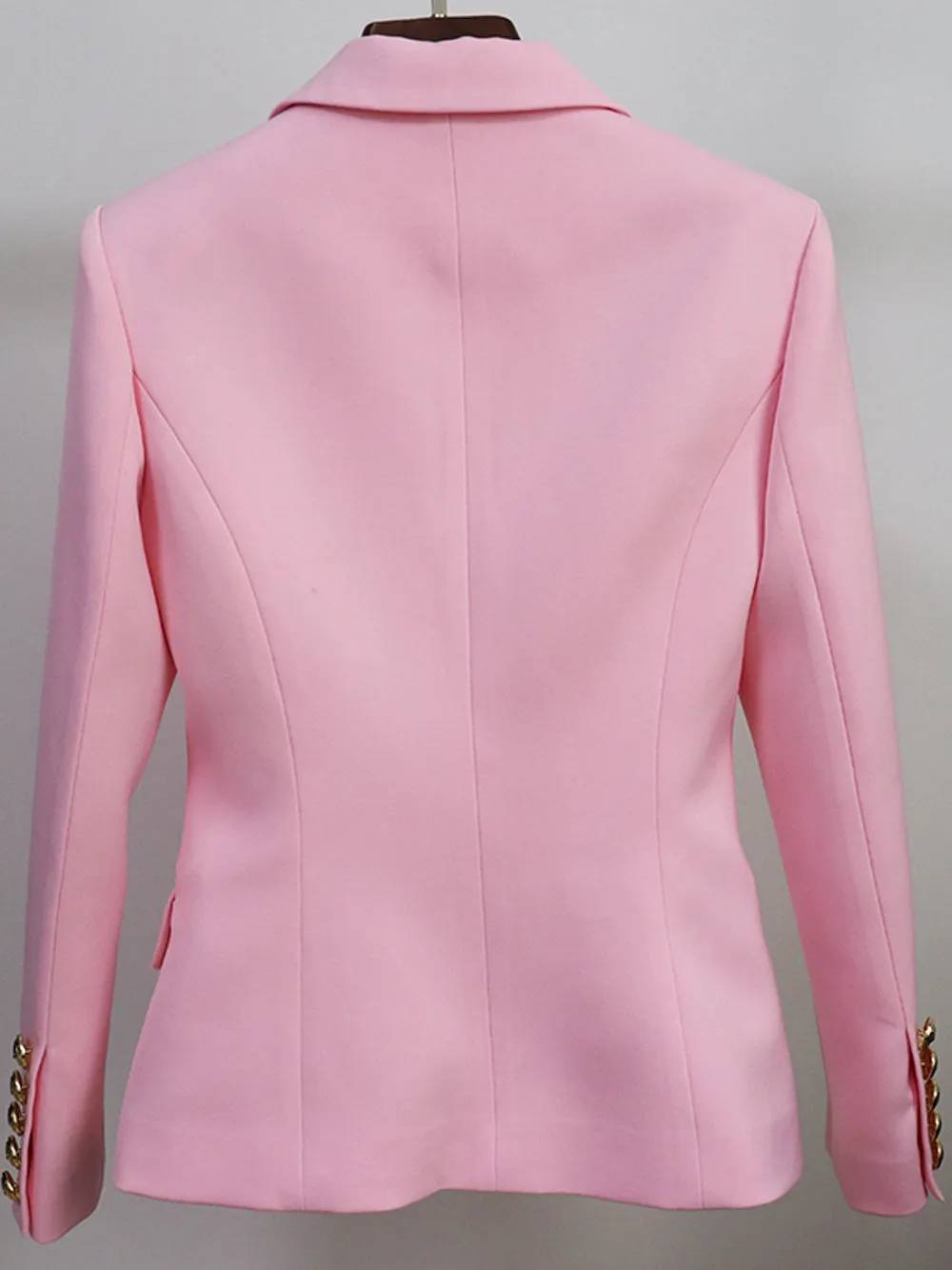 Pink Double Breasted Blazer