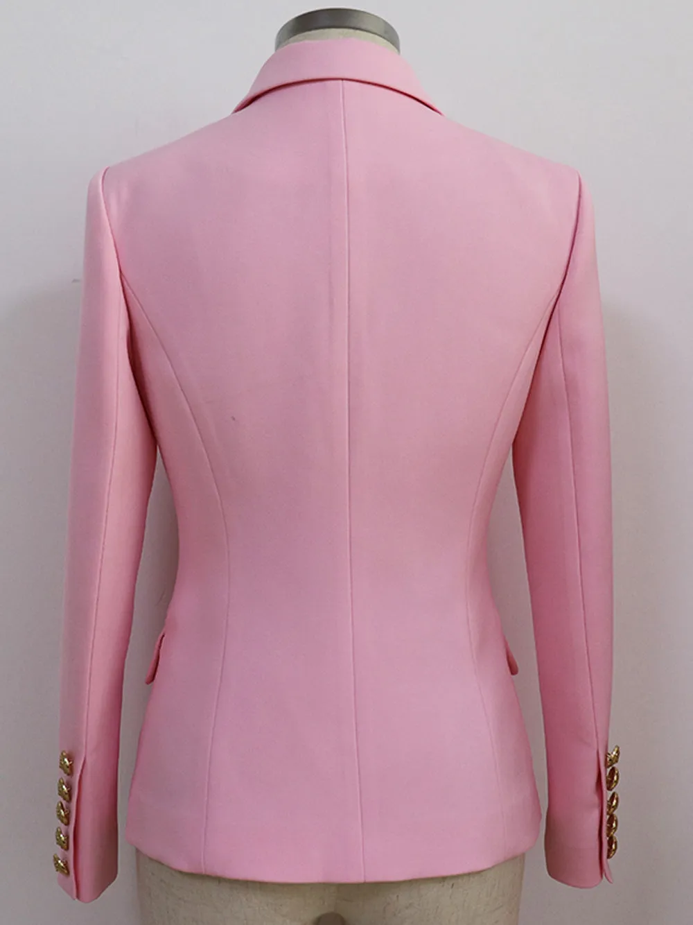Pink Double Breasted Blazer