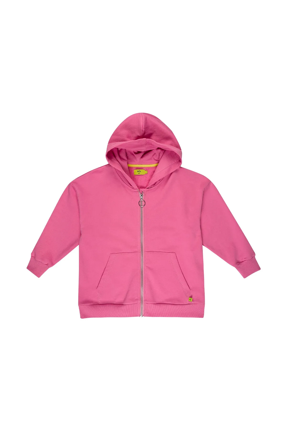 PINK JACKET WITH EMBROIDERED LOGO