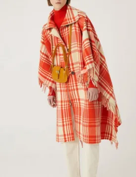 Plaid Cape