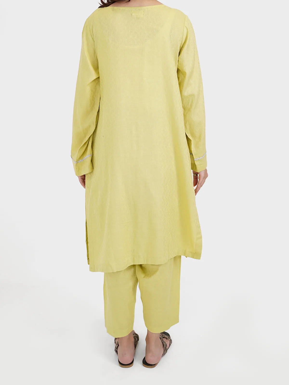 "AMATE" Jacquard Two Piece Suit