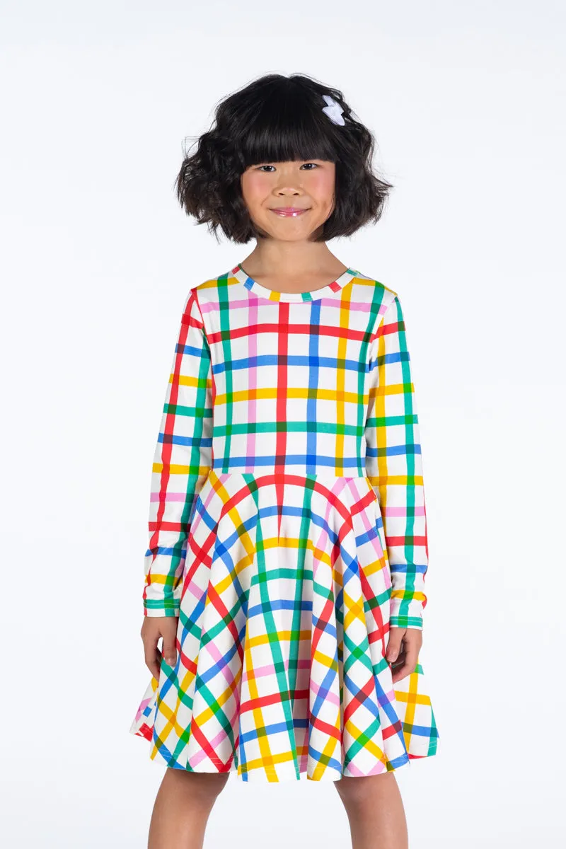 Rock Your Baby - CHECK IT OUT WAISTED DRESS