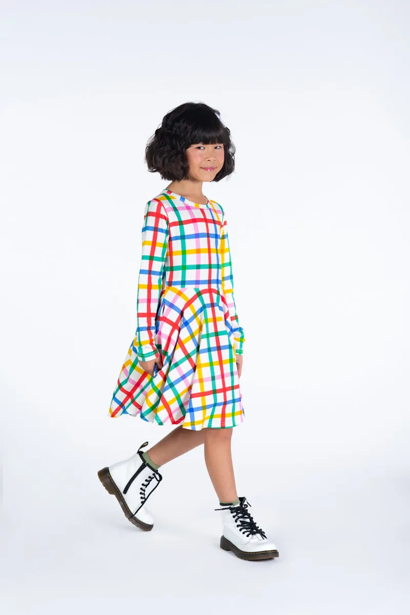 Rock Your Baby - CHECK IT OUT WAISTED DRESS