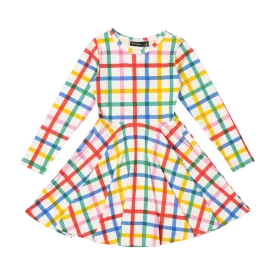 Rock Your Baby - CHECK IT OUT WAISTED DRESS