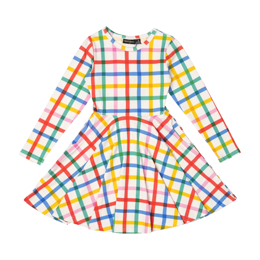 Rock Your Baby - CHECK IT OUT WAISTED DRESS