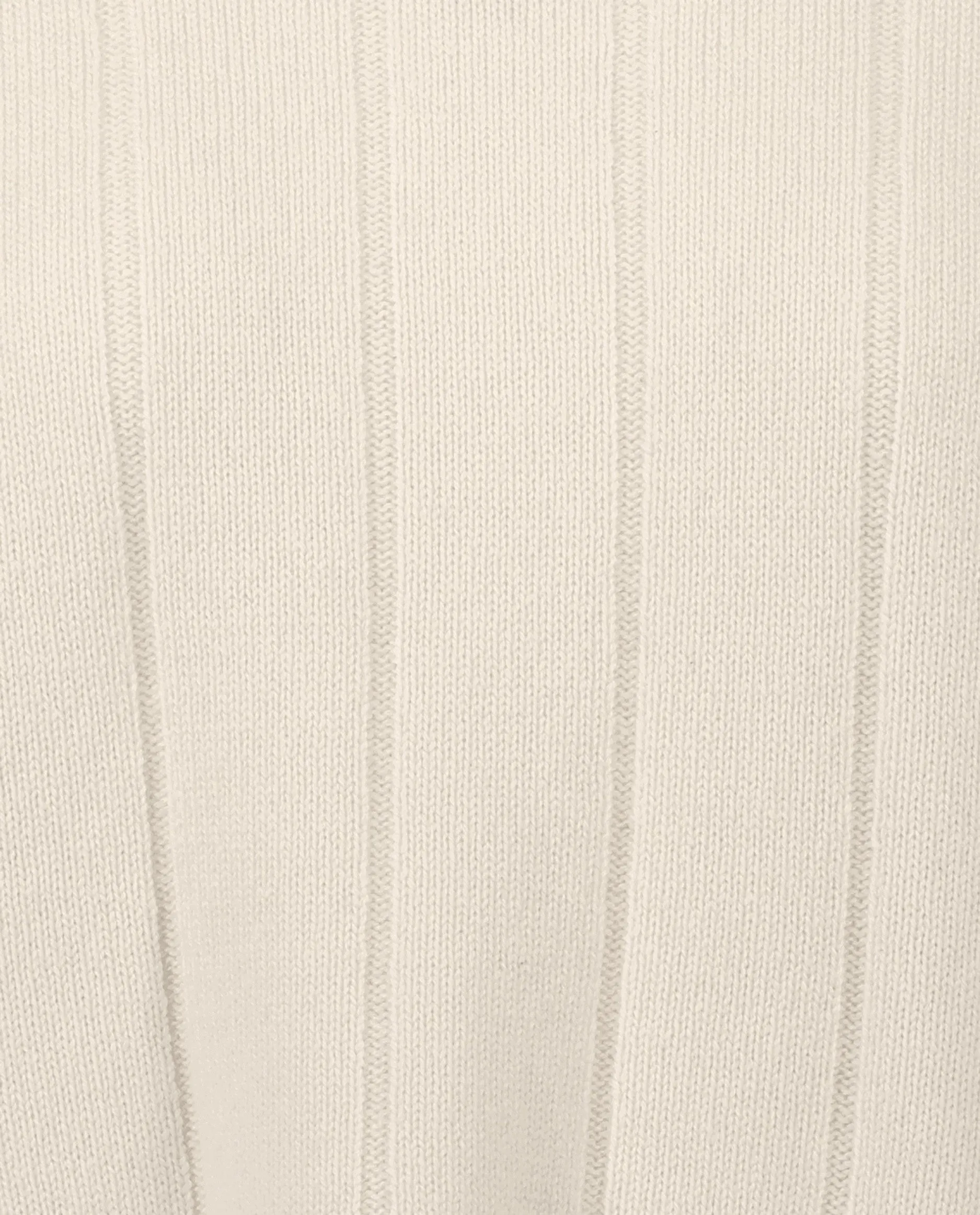 Rundhals Pullover aus Cashmere-Mischung in Creme