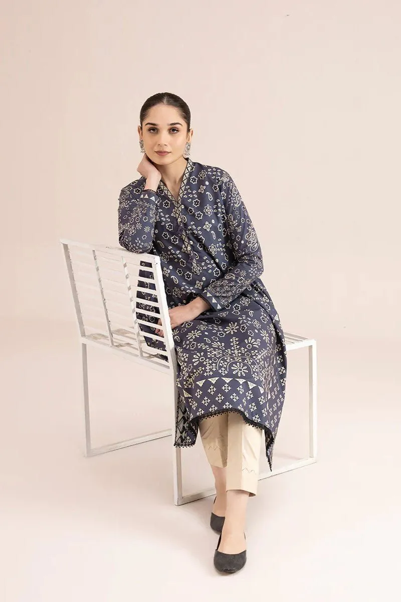 Sapphire Cambric A-Line Kurta SAP136