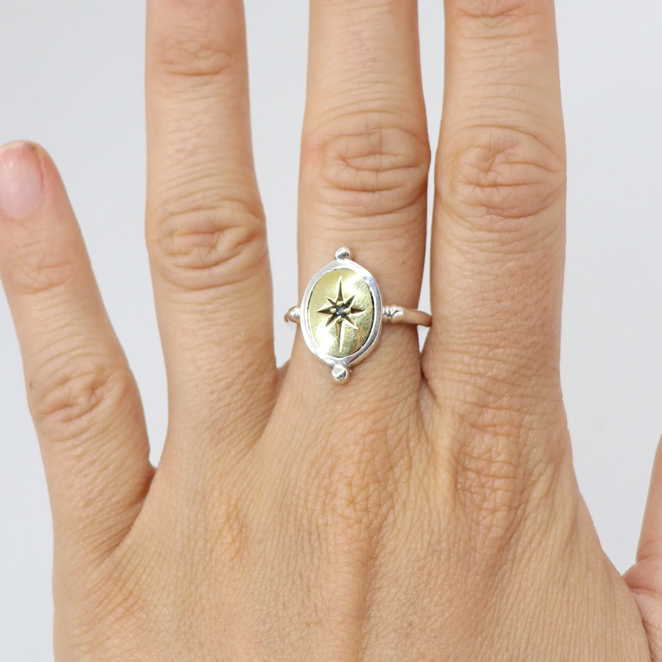 Sapphire Signet Ring