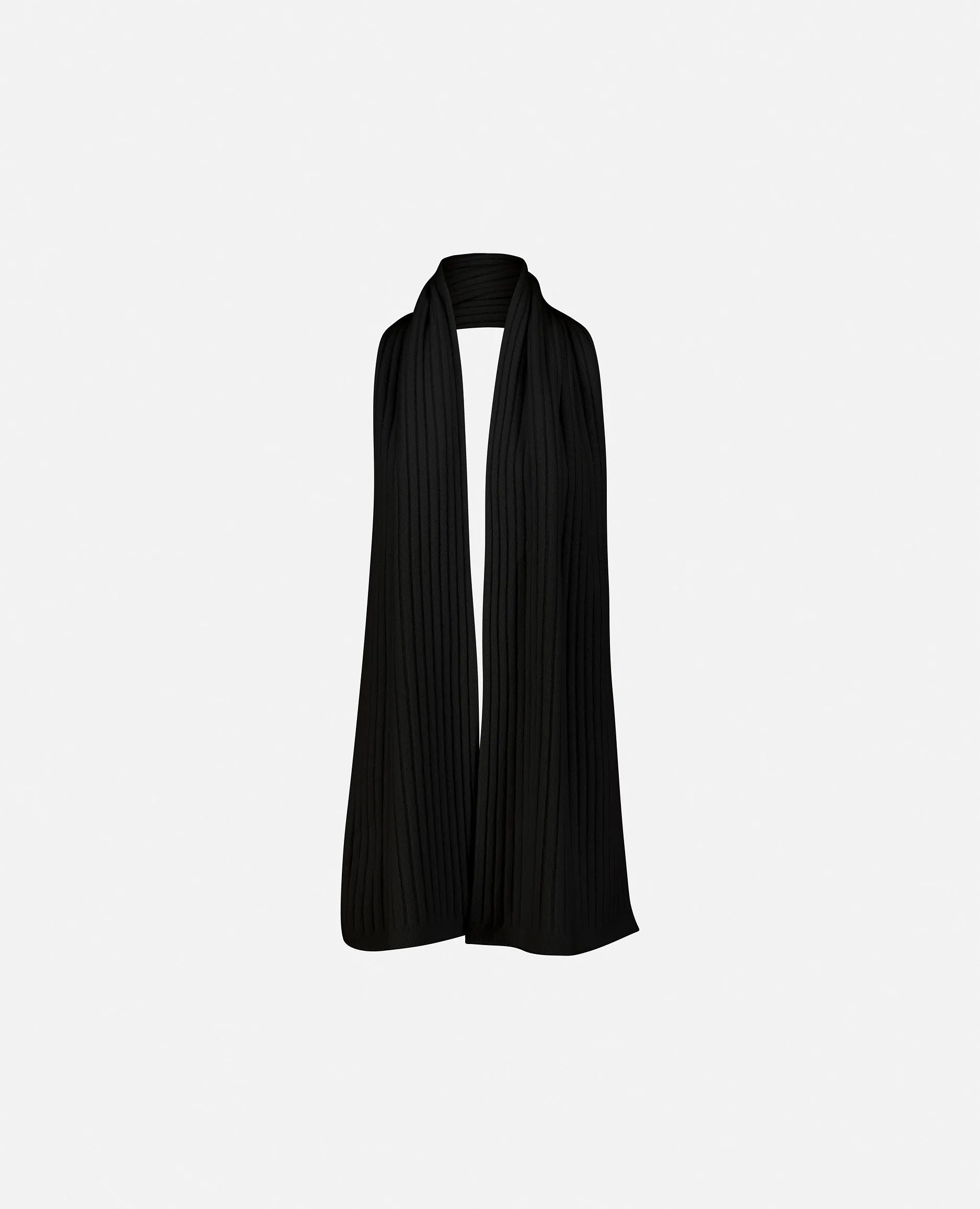 Schal aus Cashmere-Mischung in Schwarz