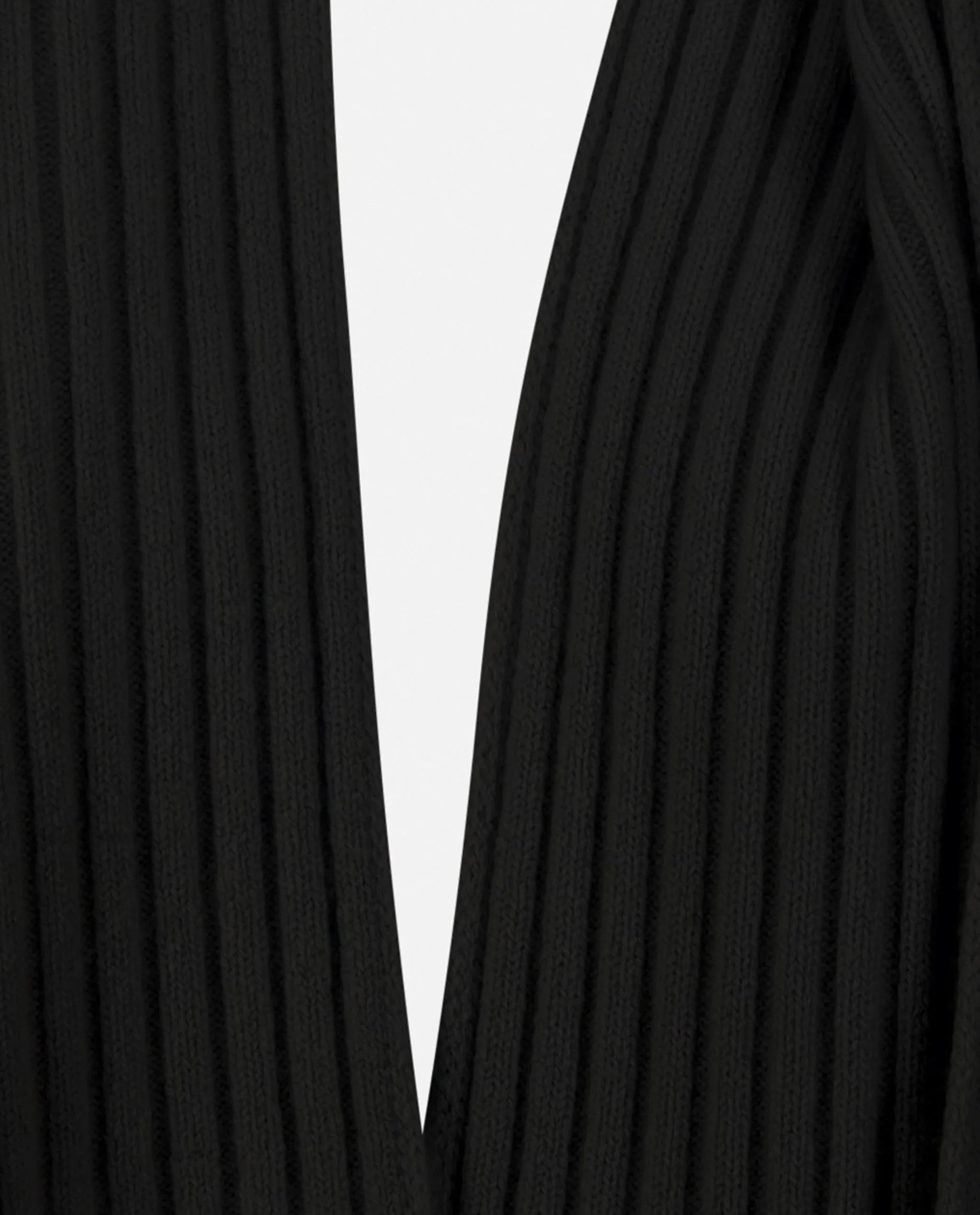 Schal aus Cashmere-Mischung in Schwarz