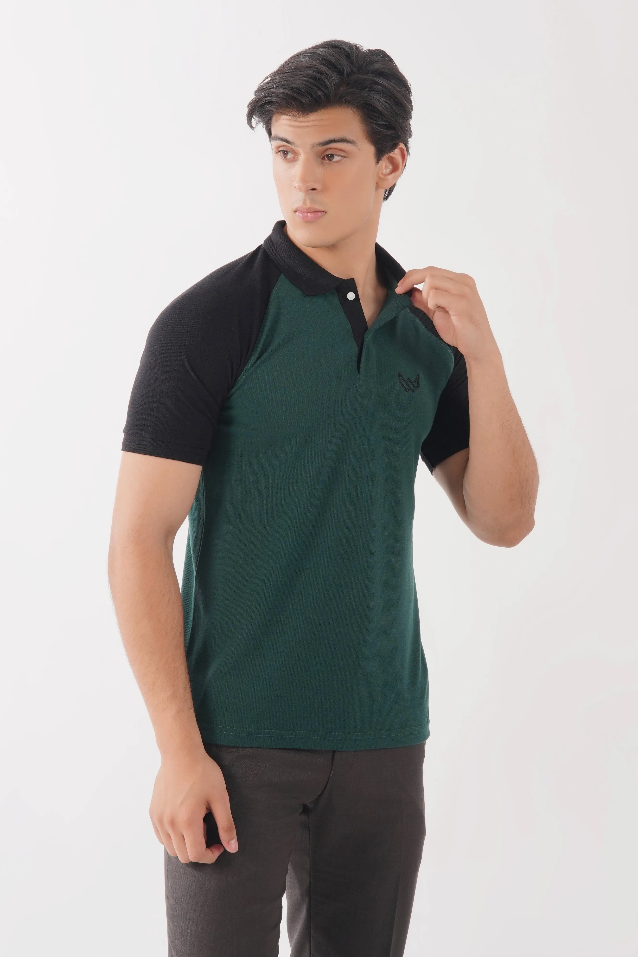 Shadow Green/Black Polo