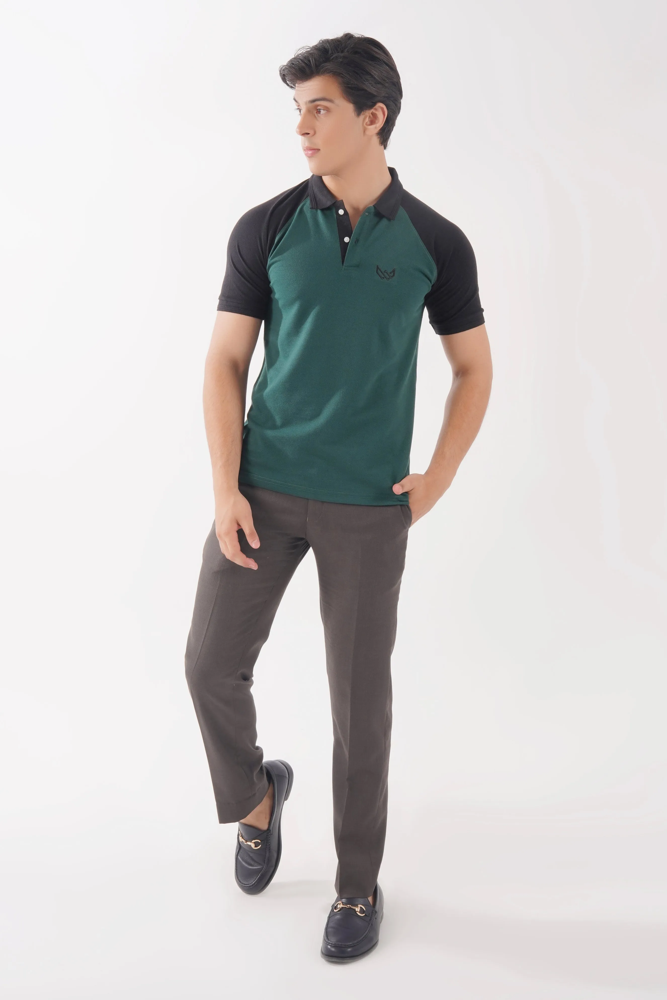 Shadow Green/Black Polo
