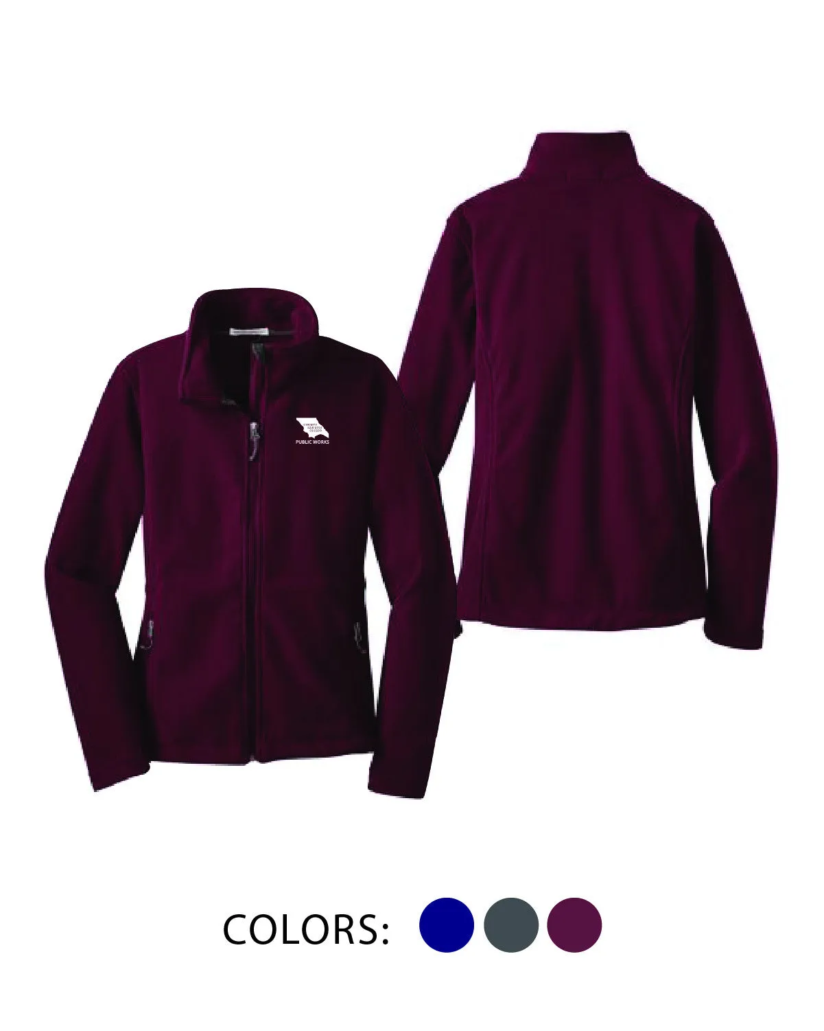SLO Public Works - Ladies' Fleece Jacket