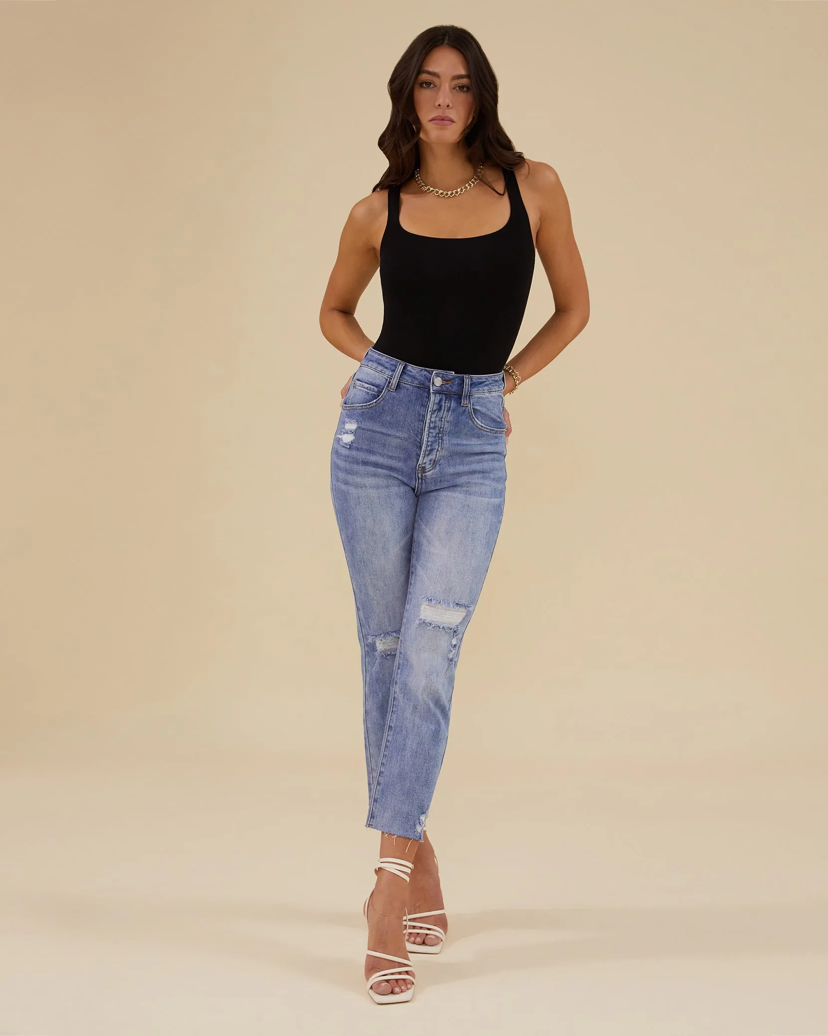 Square Neck Body Suit