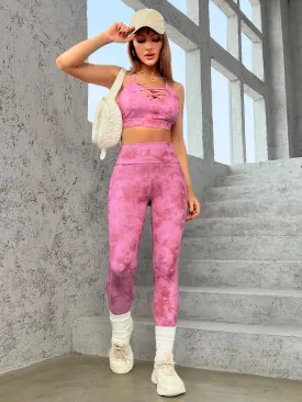 Tatiana Tie Dye Seamless Workout Set