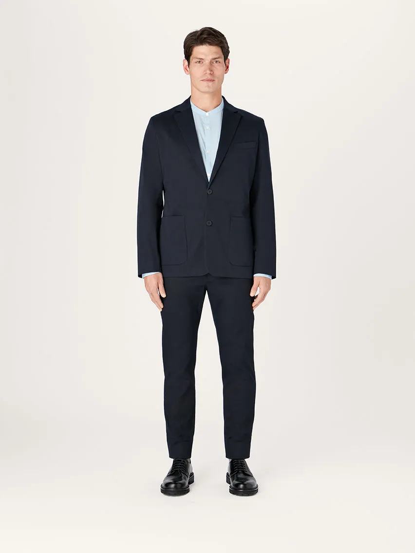 The 24 Blazer || Navy | Stretch Cotton