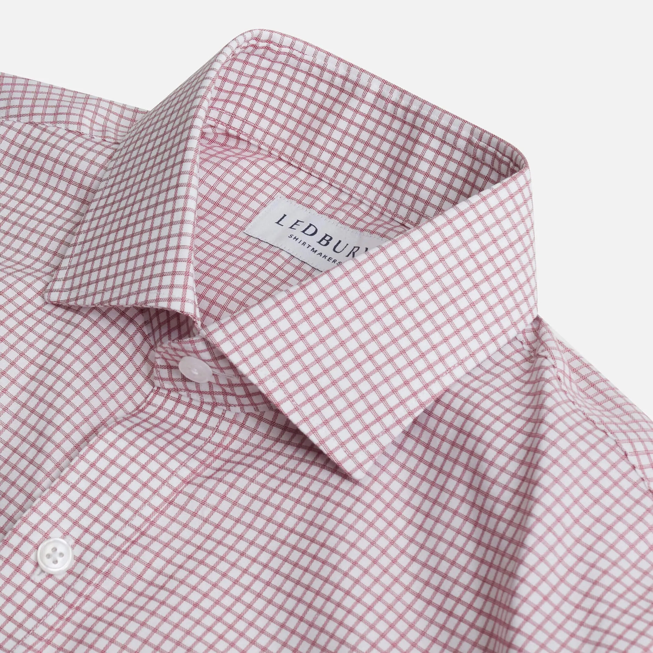 The Red Owen Check Custom Shirt