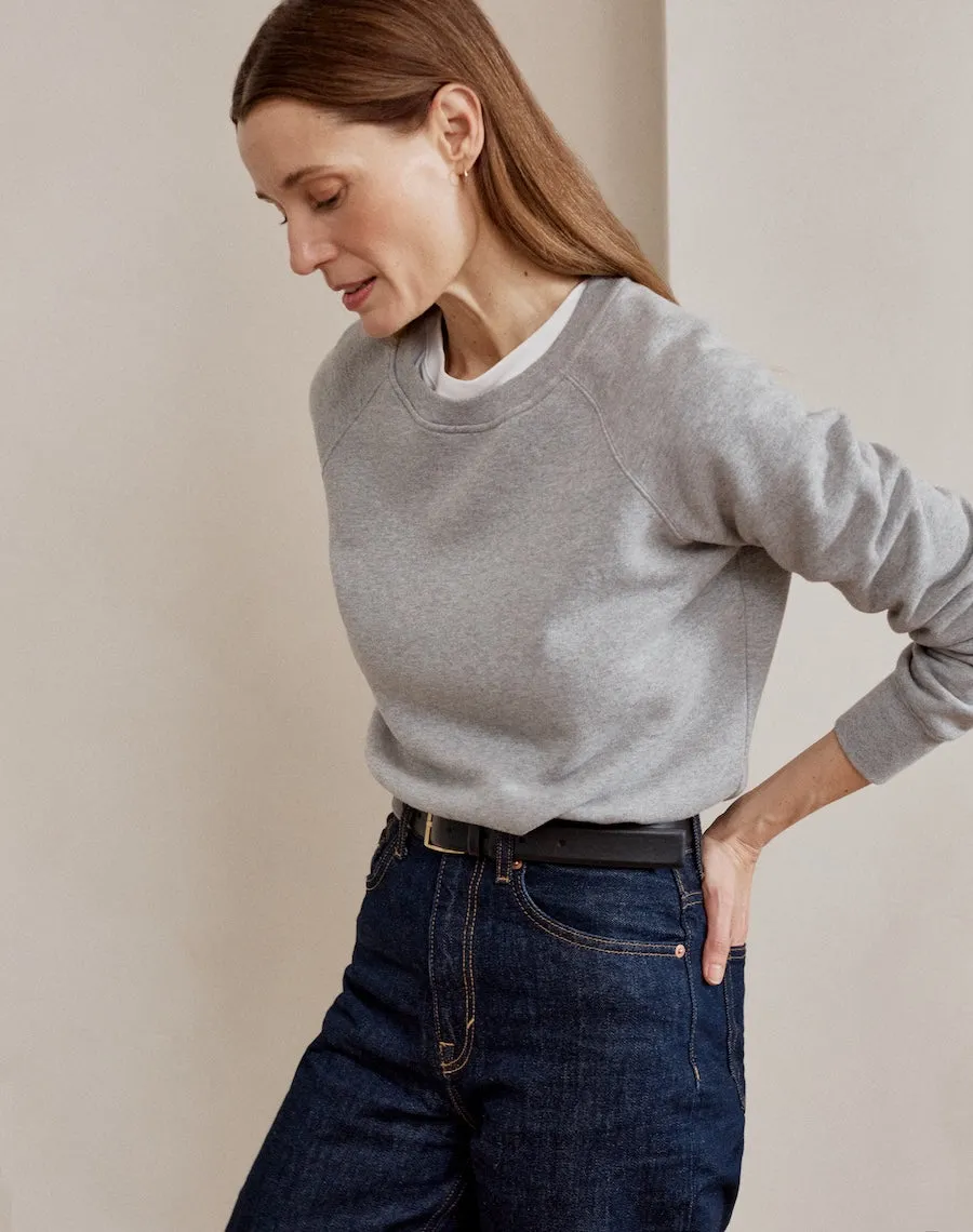The Vintage-fit SWEATSHIRT - Slate Grey