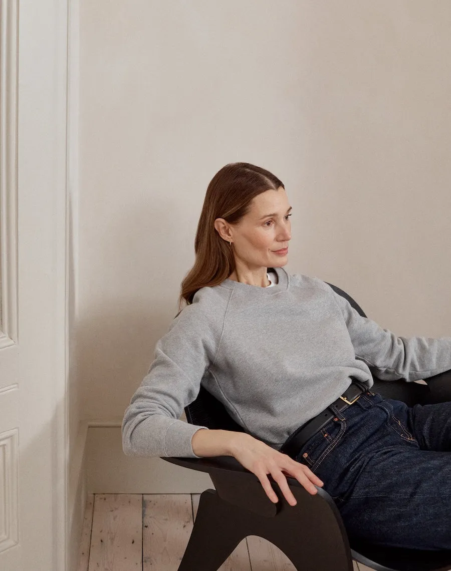 The Vintage-fit SWEATSHIRT - Slate Grey