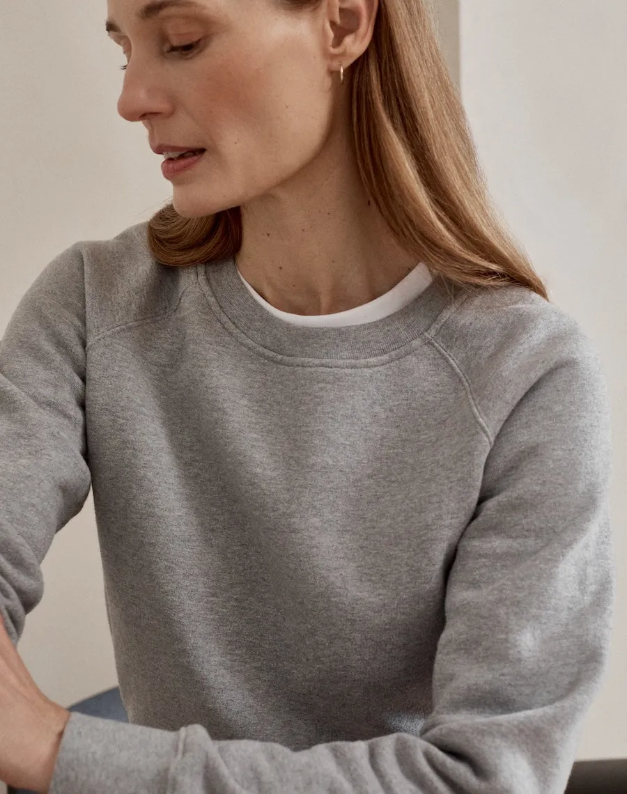 The Vintage-fit SWEATSHIRT - Slate Grey