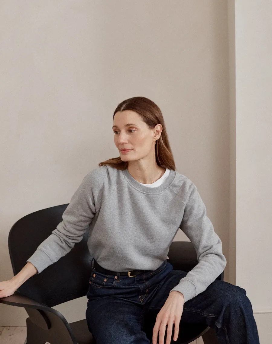 The Vintage-fit SWEATSHIRT - Slate Grey