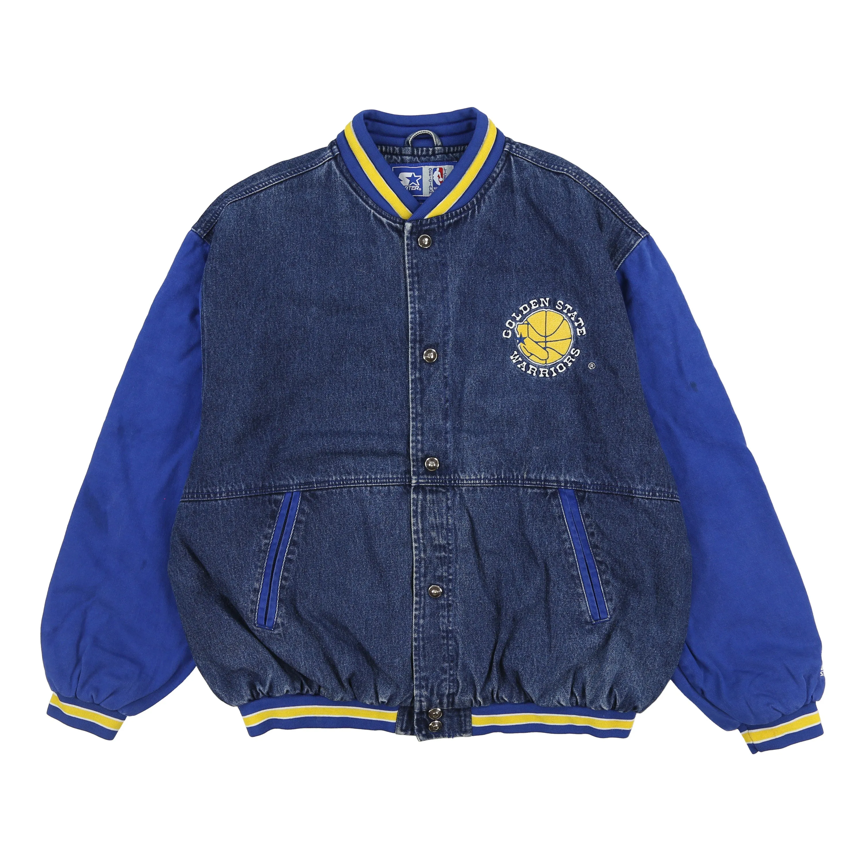 Vintage Golden State Warriors Denim Jacket