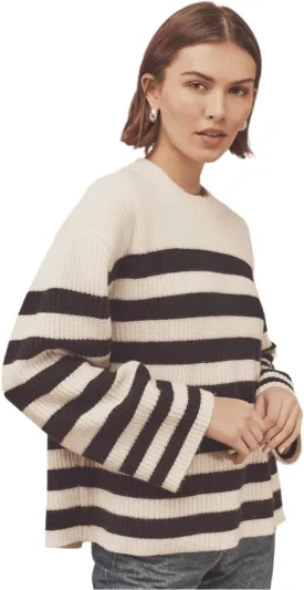 Women's Super Luxe Cashmere Striped Crewneck