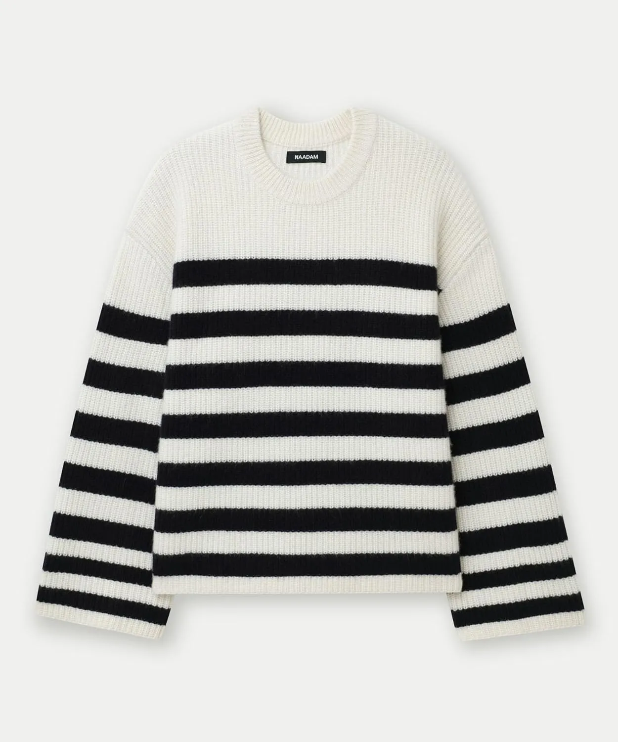 Women's Super Luxe Cashmere Striped Crewneck