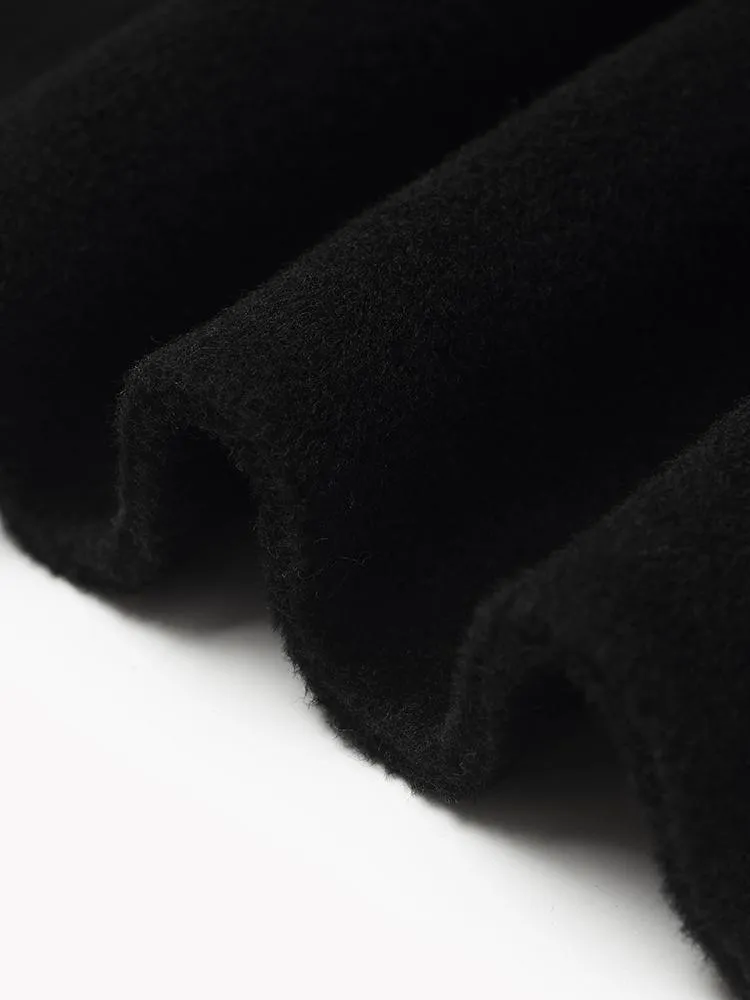 Wool And Cashmere Double-Faced Notched Lapel Coat