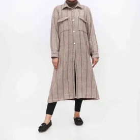 Woolen Checkered Coat PW3010