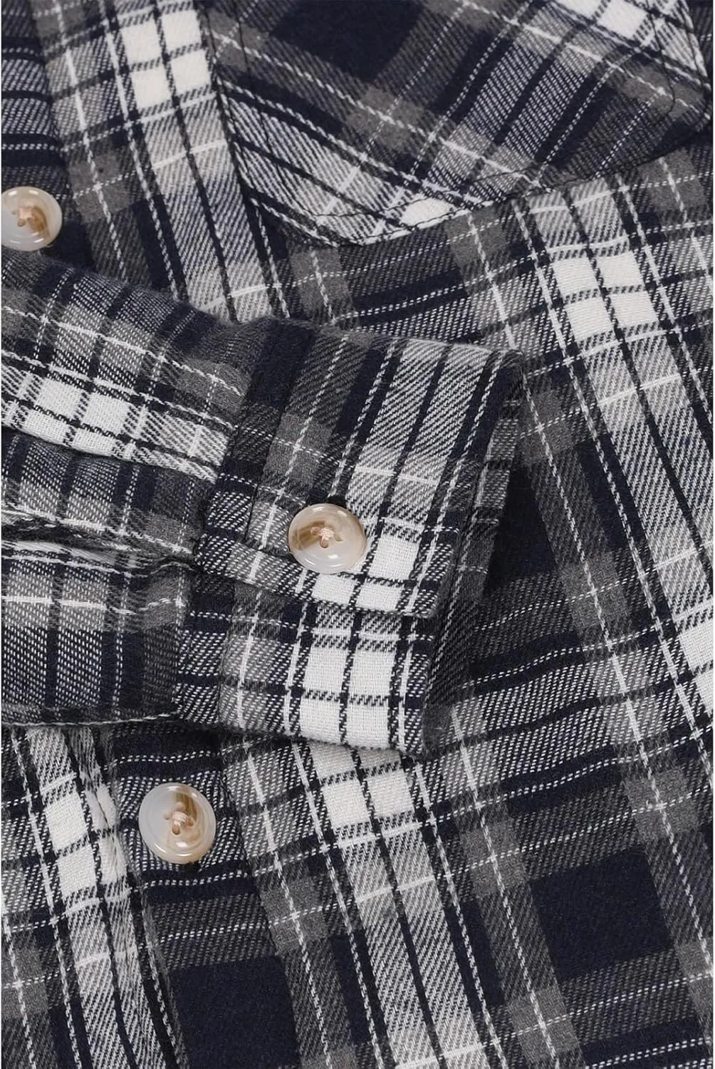 ZENTHACE Boys Sherpa Fleece Lined Flannel Plaid Button Down Shirt Jacket,Hooded Flannel Shirt with Hand Pockets
