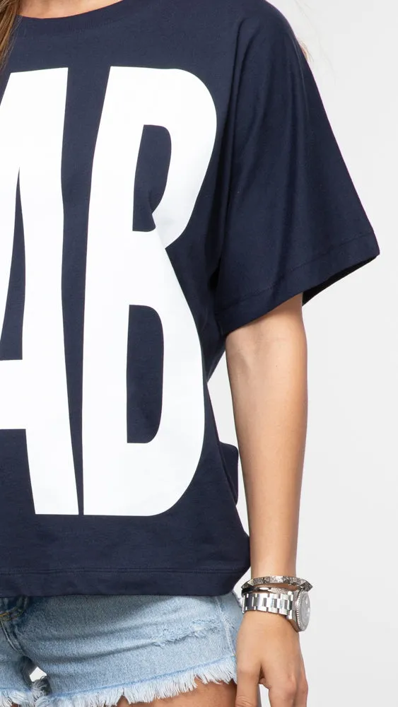 Zyad T-Shirt with Text Print